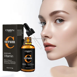 Etiqueta privada Hidratante Reafirmante Iluminador Anti Acné Envejecimiento Eliminación de manchas oscuras Vitamina C Blanqueamiento fuerte Suero para el cuidado de la piel facial - Product Image 1