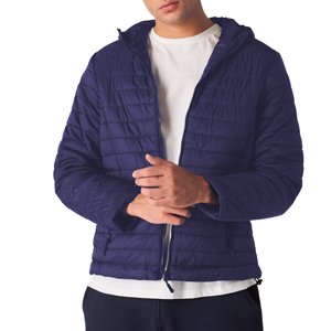 Blousons d'hiver pour hommes personnalisés de haute qualité 2025, style unique, blousons gonflés avec capuche, style streetwear - Product Image 1