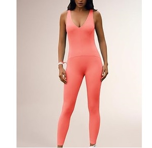 Activewear Yoga traje para mujer ropa deportiva gimnasio ropa Fitness sin mangas transpirable cintura alta Leggings traje - Product Image 5