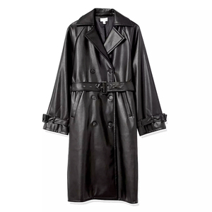 Arrivées respirantes vêtements pour femmes en gros grande taille hiver Trench Coat femmes Long manteau pour femmes manteau en cuir de mouton véritable - Product Image 1