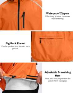 Chaqueta de Seguridad de Alta Visibilidad Personalizada para Invierno, Ropa de Trabajo Industrial para Construcción, ANSI Clase 2, con LED Intermitente, Capucha Oculta y Acolchada - Product Image 3