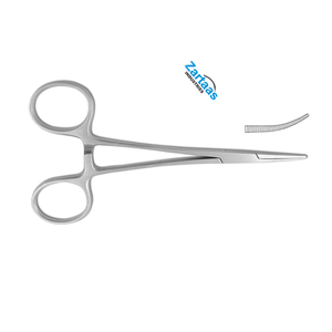 Pince à artère Halsted-Mosquito en acier inoxydable de haute qualité mâchoires dentelées incurvées Instruments chirurgicaux de 5 pouces - Product Image 6