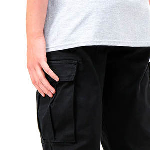 OEM Vente en gros 100% coton Baggy Cargo Pants High Streetwear Fashion Pantalon surdimensionné pour hommes avec logo personnalisé Délavage foncé - Product Image 5