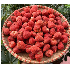 Refrigerio saludable de fresa liofilizada de alta calidad OEM disponible suministro de fábrica Mejor Precio Oferta - Product Image 2