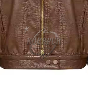 Wholesale 100% PU Real Leather Jacket Women's <b>New</b> Style Reversible Sheep <b>Skin</b> with Customizable Color Options - Product Image 6