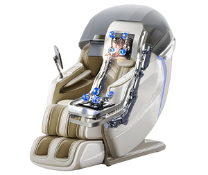 Luxuriöser 8D Shiatsu-Massagesessel mit SL-Schiene, Zero-Gravity-Funktion, Ganzkörper-Liegesessel, HiFi-Bluetooth-Musik für Entspannung zu Hause - Product Image 5