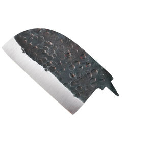 Couteau de chef Burraq personnalisé fait main en acier au carbone, couteau multifonctionnel avec manche en bois, étui en cuir, DIY OEM/ODM pour usage en cuisine - Product Image 6