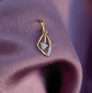 IGI certificado 18K oro sólido Mini colgante ligero diamante natural encanto sin cadena colgantes de diamantes y dijes - Product Image 4