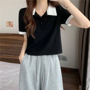 Haute qualité-marché chaud pas cher prix Polo t-shirts logo brodé personnalisé-polo pour femmes-vêtements pour femmes - Product Image 2