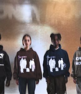 Sudadera con capucha Heavyweight Blank Streetwear Gráfico Vintage Estampado de gran tamaño Tallas grandes Peso pesado algodón - Product Image 3