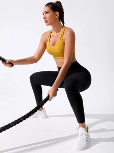 Venta al por mayor personalizado ligero alto para impacto Sujetador deportivo para las mujeres Patchwork gimnasio Fitness Yoga sujetador de talla grande precio barato - Product Image 2