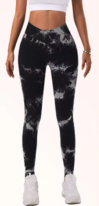 Usine pas cher prix Europe longue séchage rapide femme pêche Fitness exercice serré hauteur taille course hanche ascenseur Yoga pantalon solide mi - Product Image 4