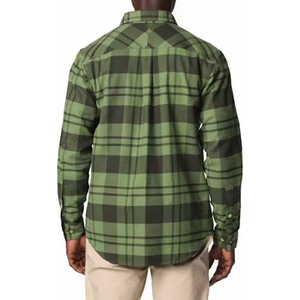 เสื้อเชิ้ตผ้าสักหลาดเย็บแบบใหม่สำหรับผู้ชายเสื้อเชิ๊ตผ้าสักหลาดสำหรับผู้ชายคุณภาพสูงแบบกำหนดเองทำป้องกันรอยยับระบายอากาศ - Product Image 5