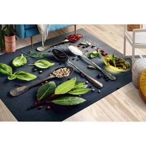 Alfombra con Estampado Geométrico - Diseño Moderno, Tela Suave, Decoración Versátil, Alfombra de Terciopelo - Product Image 3