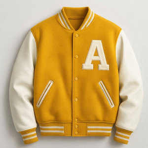 Fall Winter Wear Quick Dry Men Embroidered <b>Letterman</b> <b>Jacket</b> Best Quality Custom Made Men Embroidered <b>Letterman</b> <b>Jacket</b> - Product Image 1