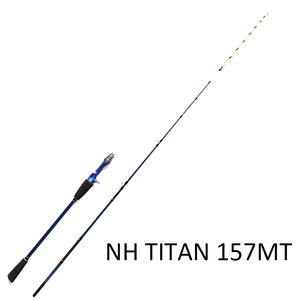 Caña de pescar de fundición de 2 secciones NH Fishing 157MH con punta sólida de titanio para calamar <span class=keywords><strong>Octupus</strong></span> - Product Image 3
