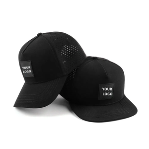 Casquette de golf 5 panneaux personnalisée du fabricant VN 100% polyester caoutchouc PVC Patch Logo plastique fermeture arrière corde de baseball étanche - Product Image 5