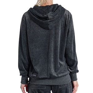 Nouveautés vêtements d'hiver ensemble de survêtements en velours pour femmes ensemble de survêtements en velours uni personnalisé de haute qualité pour femmes - Product Image 5