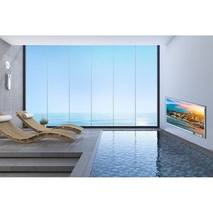 ทีวีกระจกอัจฉริยะขนาด 43 นิ้ว 4K UHD กันน้ำสำหรับห้องน้ำ พร้อมจูนเนอร์ทีวี ระบบเสียง ระบบสั่งงานด้วยเสียงในตัว รองรับการเชื่อมต่ออินเทอร์เน็ตไร้สาย - Product Image 5