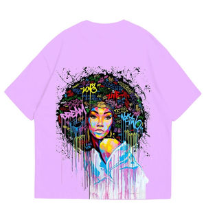 Jersey transpirable de secado rápido de algodón 100% de talla grande, camiseta de manga corta con estampado clásico de la mejor calidad para hombre, Color sólido - Product Image 2