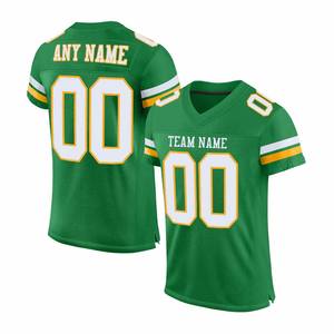 Nom de l'équipe maillot de football américain personnalisé Polyester fait broderie Logo sport mode fan maillot de football - Product Image 1