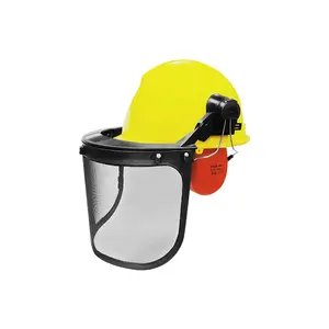 H101-WM 안전 헬멧 얼굴 보호대 귀마개 산업용 하드 모자