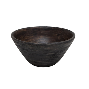 Unique Design Round <b>Wooden</b> <b>Bowl</b> <b>Large</b> Size Black Color Tableware Kitchenware Restaurant Hotel Ware Food <b>Bowls</b> - Product Image 6