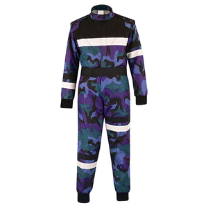 Vêtements de sport en vente chaude, combinaisons de course de karting par sublimation, polyester à séchage rapide, panneau imperméable, combinaisons de course de karting pour hommes, karting - Product Image 1