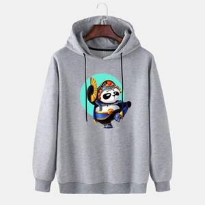 Sweat à capuche en polaire pour hommes avec impression personnalisée et logo design uni pour hiver 400 GSM quantité minimale de commande bas prix compétitif RTS quantité en vrac disponible - Product Image 5