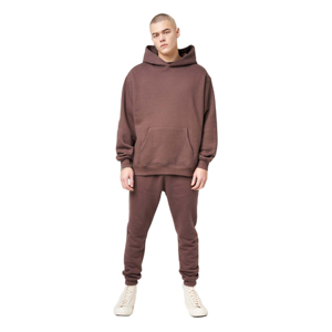 Sweat à capuche en molleton surdimensionné pour homme, personnalisé en gros, noir, coton, logo brodé, nouveau design, style français, vêtements décontractés d'hiver - Product Image 4