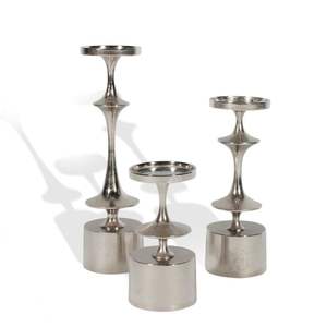 Ensemble de 3 porte-bougies en métal faits à la main, design personnalisé, vente chaude, support de bougie de luxe - Product Image 3