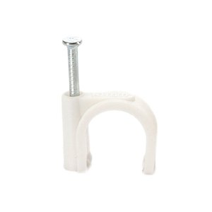 * Presa * 14 pezzi 14mm clip per cavo Nail-On a parete morsetti per filo-casa e giardino/ - Product Image 5