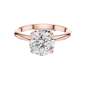 Bague de fiançailles en diamant CVD cultivé en laboratoire 1,5 carat VVS-VS EF pour femme, or 18 carats, 14 carats, 10 carats et argent 925, moissanite et diamant - Product Image 1