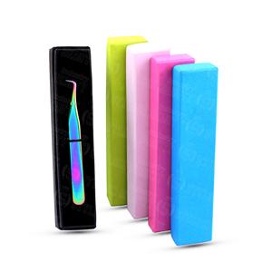 Professional <b>Beauty</b> <b>Tools</b> for Wholesale Private Label <b>Eyelash</b> Tweezers with Box Packaging Reusable Compact Custom Design - Product Image 3