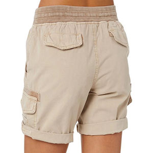 Los mejores diseños de pantalones cortos Cargo para mujer, peso ligero, antiarrugas, transpirables, duraderos, multibolsillos, patrón sólido, informal, ecológico - Product Image 4