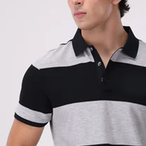 Polo de talla 100% de algodón para adultos para hombre, Polo sencillo informal de Golf de alta calidad con estampado de logotipo personalizado, polos sencillos para hombre - Product Image 3