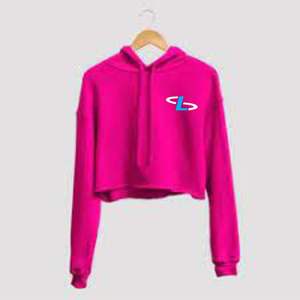 เสื้อแจ็กเก็ตมีซิปสำหรับผู้หญิงเสื้อมีฮู้ดผ้าคอตตอนผ้าเฟรนช์เทอร์รี่ปักลายสำหรับผู้หญิงเสื้อครอปแต่งซิปแบบหนามีซิปสำหรับผู้หญิงผ้าฝ้าย100% - Product Image 3