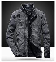 Blouson en jean imperméable Sophia pour homme, col montant, style moto et safari, motif uni, décontracté, pour l'extérieur, collection Hiver 2023, service OEM