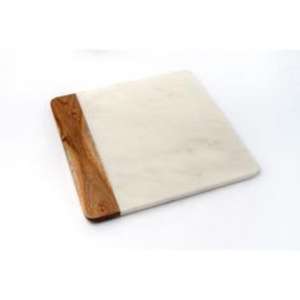 Tabla de cortar reversible de madera y mármol para un uso versátil y le permite separar carne y verduras para una preparación de comidas más saludable - Product Image 5