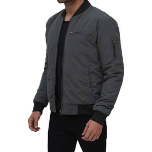 Blouson bombardier réversible, style pilote de vol pour homme. Service ODM et OEM durable et élégant disponible - Product Image 3