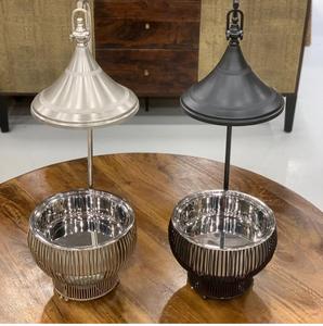 Top vente SilverRound nouveauté chauffe-plats casserole marmite chauffe-plats fabriqué en acier inoxydable métal pour Buffet Surving - Product Image 1