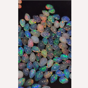 940 piezas de ópalo etíope natural con fuego 6x4 7x5 8x6 10x8mm pera ovalada 3 4 5mm cabujón redondo 337 Cts Iroc ventas de piedras preciosas US $236 - Product Image 3