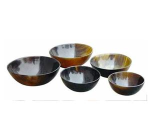 Bol en corne Plaine Bol en corne de buffle décoratif ultra brillant Fabriqué à la main à partir de corne naturelle véritable - Product Image 2