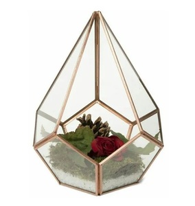 Terrario de cristal colgante de la mejor calidad, Terrario de metal para decoración de eventos al por mayor. - Product Image 4