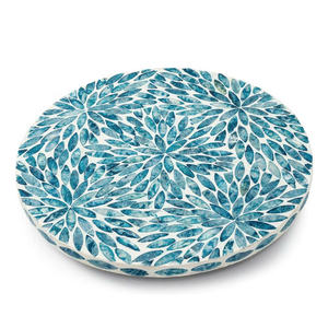 Elegante bandeja giratoria con incrustaciones de perlas funcionales y decorativas de Lazy Susan de nácar al por mayor de Vietnam - Product Image 4