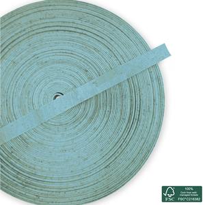 Cordon plat en liège bleu clair de qualité supérieure - Product Image 3
