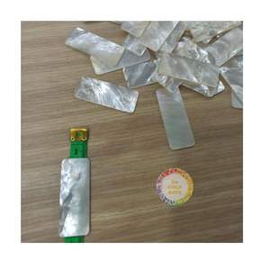 Incrustation de nacre nacre polie vadrouille blanche nacre polie incrustation de coquillage décoration pour bijoux - Product Image 2