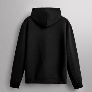Sweat à capuche pour homme à manches longues avec logo personnalisé, vêtement décontracté, couleur unie avec fermeture éclair, tissu respirant de haute qualité avec capuche - Product Image 6