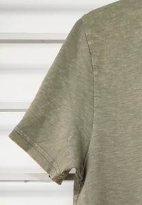 เสื้อยืดผู้ชายสีเขียวล้วนสำหรับฤดูร้อนของผู้ชายเสื้อยืดผ้าฝ้าย100% คุณภาพสูงพิมพ์ลายตามสั่งราคาไม่แพงน้ำหนักผ้าเปล่า180กรัม - Product Image 5