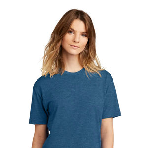 T-shirt unisexe Softstyle CVC District Perfect Tri Crew T-shirts personnalisés - Product Image 1